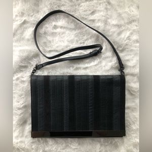 Aldo black crossbody purse
